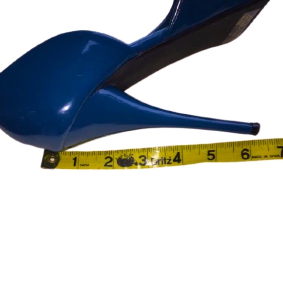 Charlotte Russe Size 8 Open Toe Heels - Picture 4 of 8